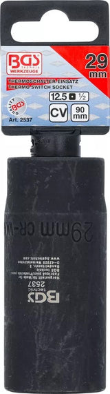THERMO SWITCH SOCKET | 12.5 MM (1/2") DRIVE | 29 MM (2537)