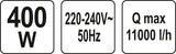 SUBMERSIBLE PUMP 400W (YT-85330)
