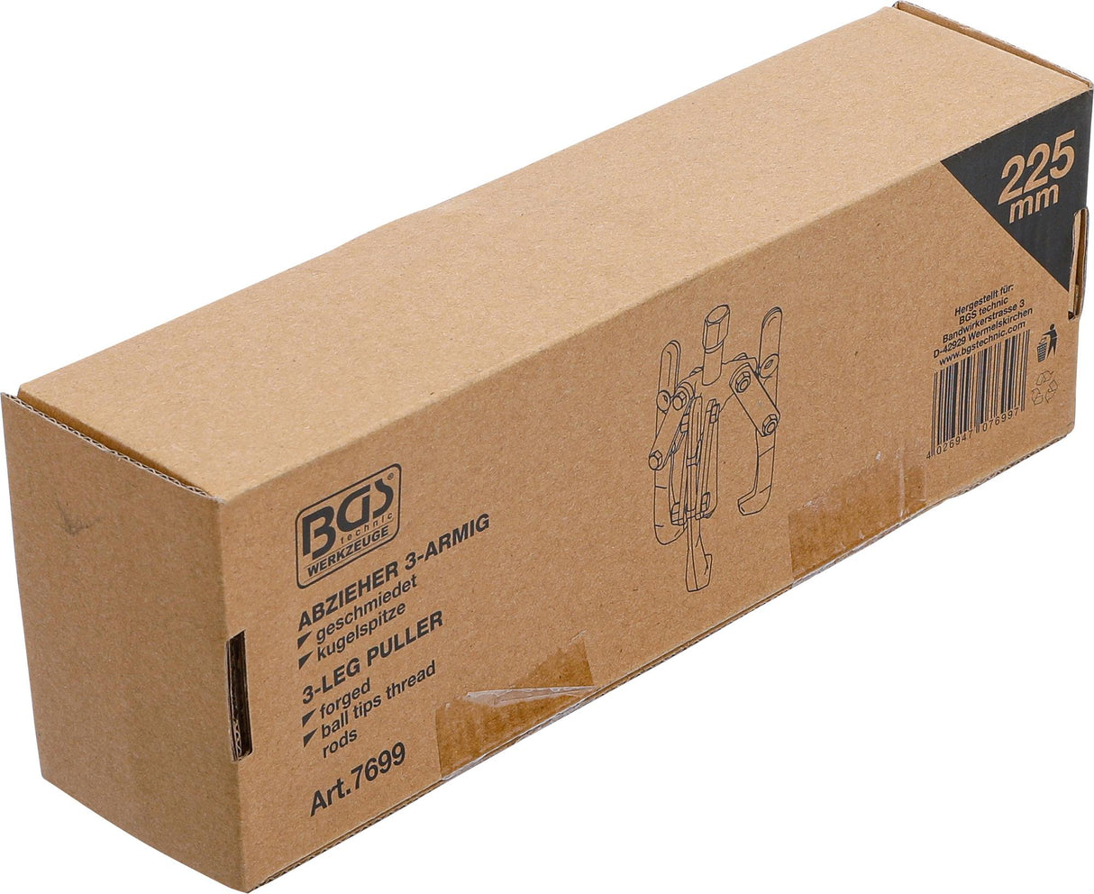 EXTERNAL / INTERNAL 3-ARM PULLER | 40 - 210 MM (7699)