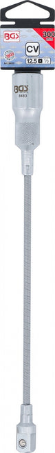 FLEXIBLE EXTENSION BAR | EXTERNAL/INTERNAL SQUARE 12.5 MM (1/2") | 300 MM (8483)
