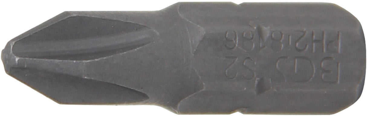 BIT | LENGTH 25 MM | 6.3 MM (1/4") DRIVE | CROSS SLOT PH2 (8186)