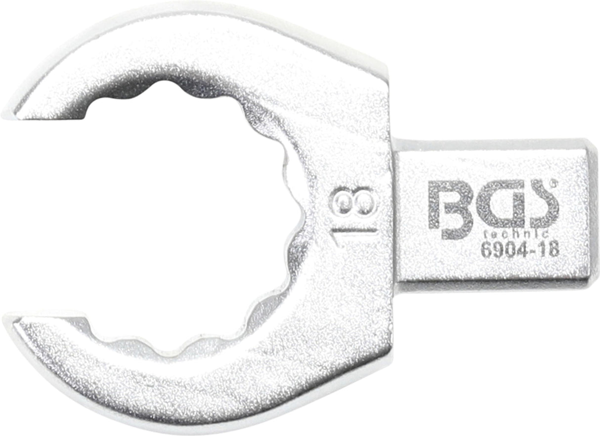PUSH FIT RING SPANNER | OPEN TYPE | 18 MM | SQUARE SIZE 9 X 12 MM (6904-18)