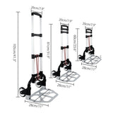 TRANSPORT TROLLEY ALUMINUM / FOLDABLE | 70 KG (RA-60A)