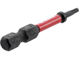 IMPACT SCREWDRIVER BITS 1/4 50MM T8 2PCS (YT-78050)