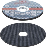 CUTTING DISCS FOR STAINLESS STEEL | Ø 115 X 1.0 X 22.2 MM | 5 PCS. (3935)