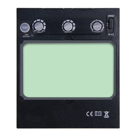 AUTO-DARKENING WELD. HELMET TRUE COLOR (YT-73934)