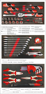 TOOL TROLEY 3 PARTS WITH TOOLS (YT-09104)