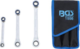 RATCHET RING SPANNER SET | REVERSIBLE | "4-IN-1" | 3 PCS. (1556)