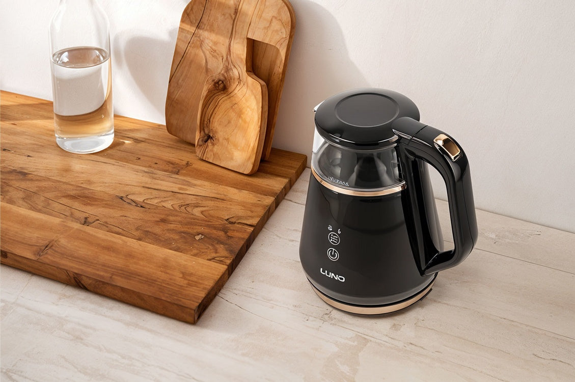 EL. KETTLE 1L, TEMP. CONTROL, BLACK (68216)