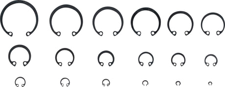 INTERNAL CIRCLIP ASSORTMENT | Ø 3 - 32 MM | 300 PCS. (8049)