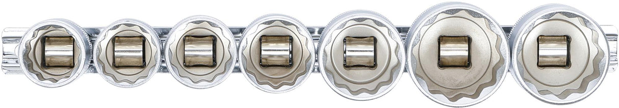 SOCKET SET, 12-POINT | 12.5 MM (1/2") DRIVE | 20 - 32 MM | 7 PCS. (9109)
