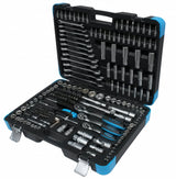 TOOL SET | RATCHETING WRENCHES | 6.3 MM (1/4") / 10 MM (3/8") / 12.5 MM (1/2") | 216 PCS. (KR121216R)