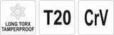 TORX SECURITY KEY LONG T20 (YT-05516)