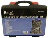 SOCKET AND WRENCH SET | 1/4" + 1/2" | 94 PCS. (BS0094)