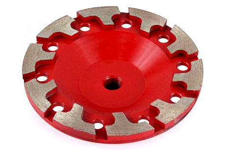 DIAMOND GRINDING DISC | PLATE TYPE | T-ROW | M14X125 MM (TF0125)