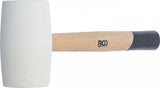 RUBBER MALLET | HICKORY HANDLE | WHITE HEAD | Ø 64 MM | 750 G (70140)