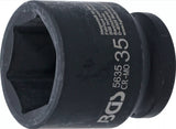 IMPACT SOCKET, HEXAGON | 20 MM (3/4") DRIVE | 35 MM (5635)