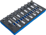 TOOL TRAY 1/3: BIT SOCKET SET | 12.5 MM (1/2") | INTERNAL HEXAGON | 24 PCS. (4116)