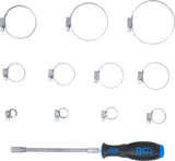 HOSE CLAMP SET | STAINLESS | ON DISPLAY BOARD | 111 PCS. (8095)