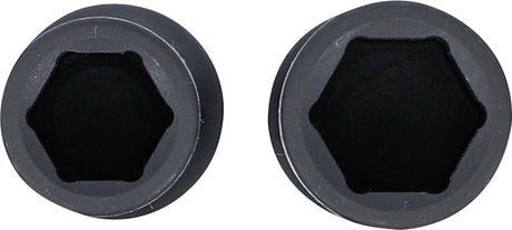 SPECIAL SOCKET SET | FOR DIFFERENTIAL FLANGE NUT | FOR VOLVO | 15 - 18 MM (72000B)