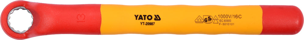 INSULATED RING WRENCH FOR ELECTRICIAN 13 MM VDE (YT-20987)