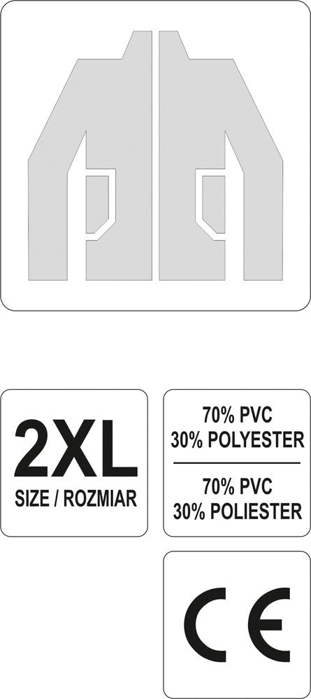 RAIN JACKET CLOUDBURST S. 2XL (74627)
