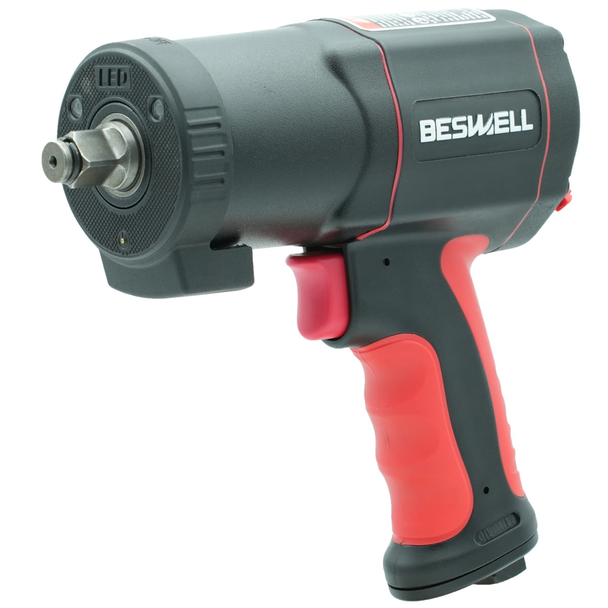 PNEUMATIC IMPACT WRENCH | 12.5 MM (1/2") 1600 NM | WITH REMOVABLE LED LIGHTING (BW-112FNL)
