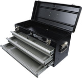 METAL TOOL CASE, EMPTY | 3 DRAWERS (3312)