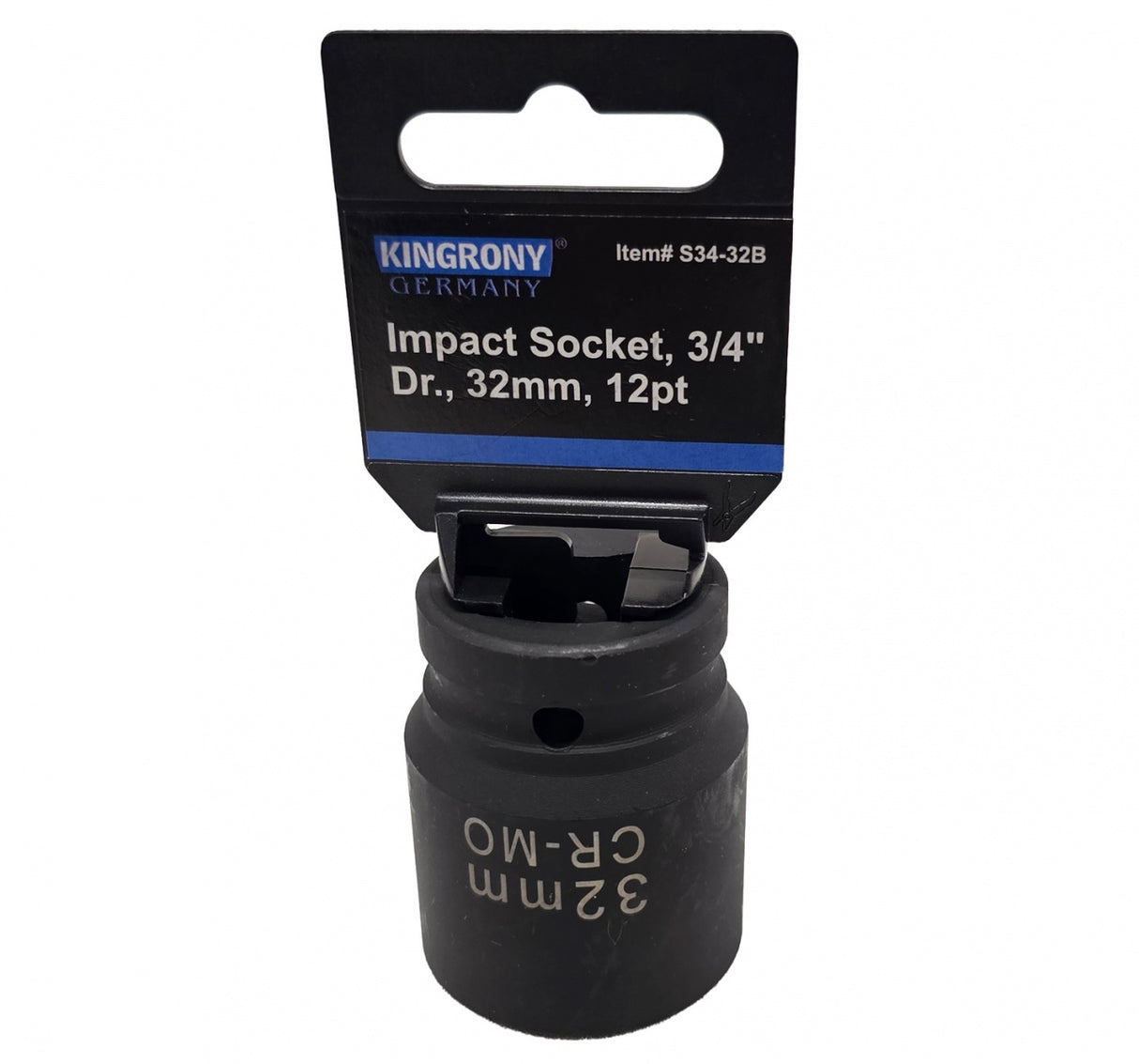 IMPACT SOCKET | 12-POINT | 20 MM (3/4") | 32 MM (S34-32B)