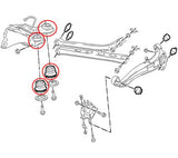 TRAILING ARM BUSH TOOL SET | FOR OPEL / VAUXHALL VECTRA (8875)