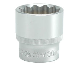 SOCKET 27MM 1/2" 12PT CV  REGULAR (YT-1289)