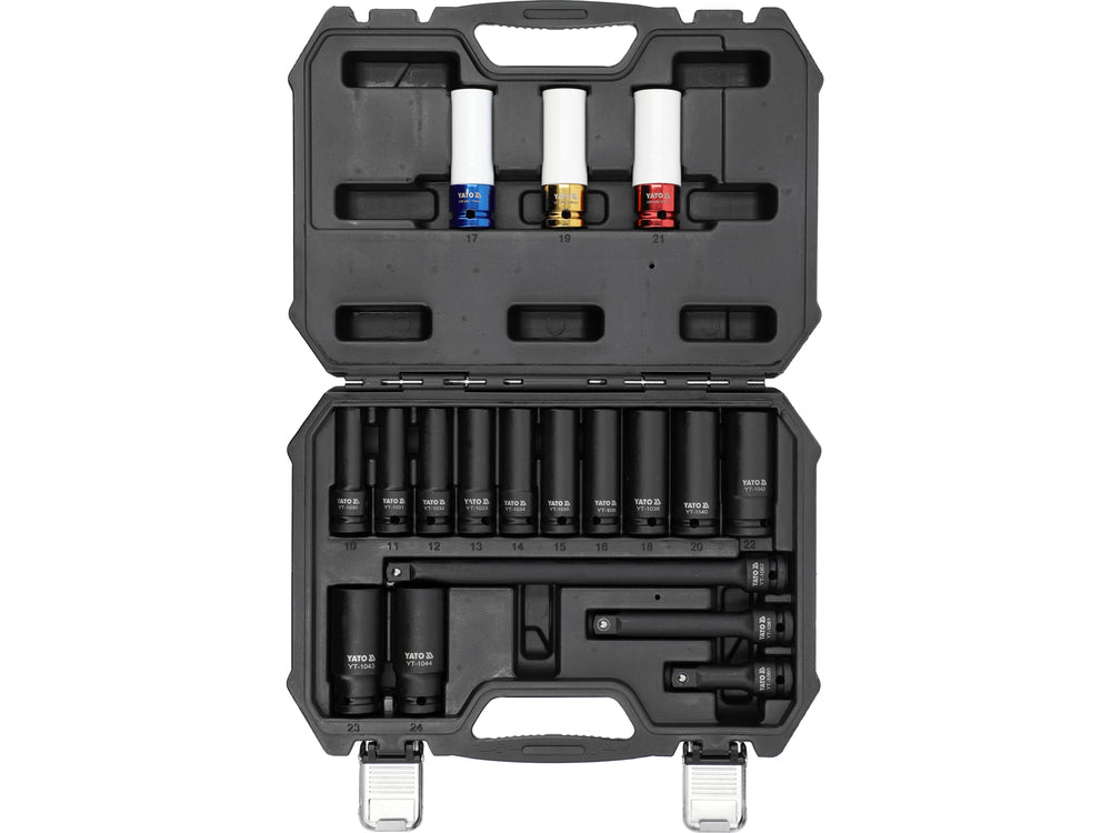 IMPACT SOCKET SET 1/2" (YT-10566)