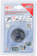 QUICK RELEASE NUT | FOR ANGLE GRINDER | M14 (9549)