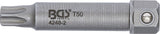 SPECIAL BIT FOR DISMANTLING BELT WHEELS ON ALTERNATORS | T-STAR (FOR TORX) M50 X 64 MM (4248-2)