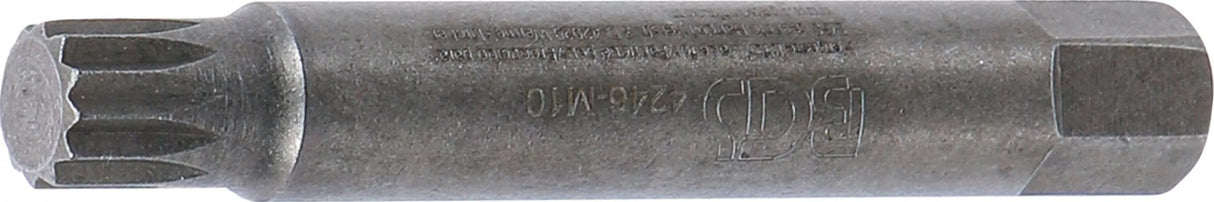 BIT | LENGTH 75 MM | 10 MM (3/8") DRIVE | SPLINE (FOR XZN) M10 (4246-M10)