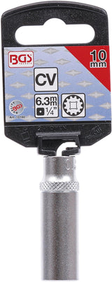 SOCKET, GEAR LOCK, DEEP | 6.3 MM (1/4") DRIVE | 10 MM (10160)