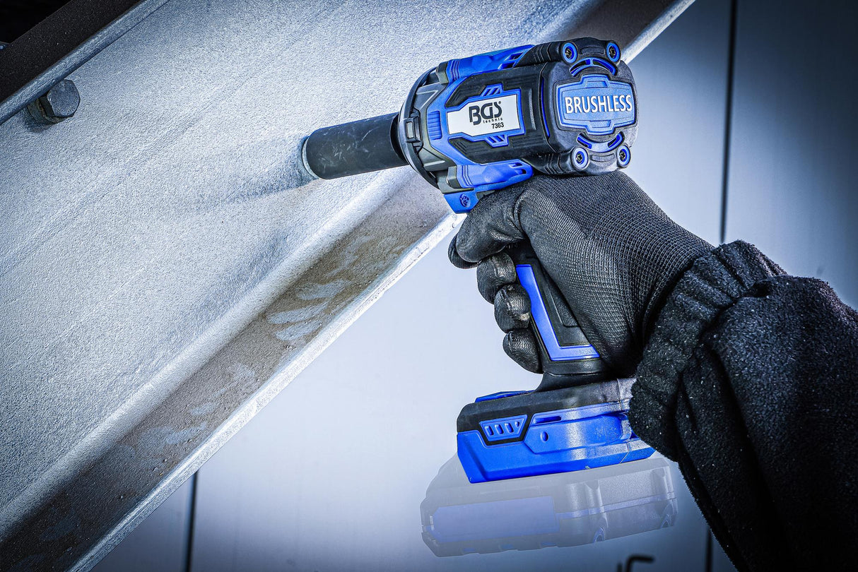 CORDLESS IMPACT WRENCH | BRUSHLESS | 12.5 MM (1/2") | 550 NM | 18 V | WITHOUT RECHARGEABLE BATTERY (7363)
