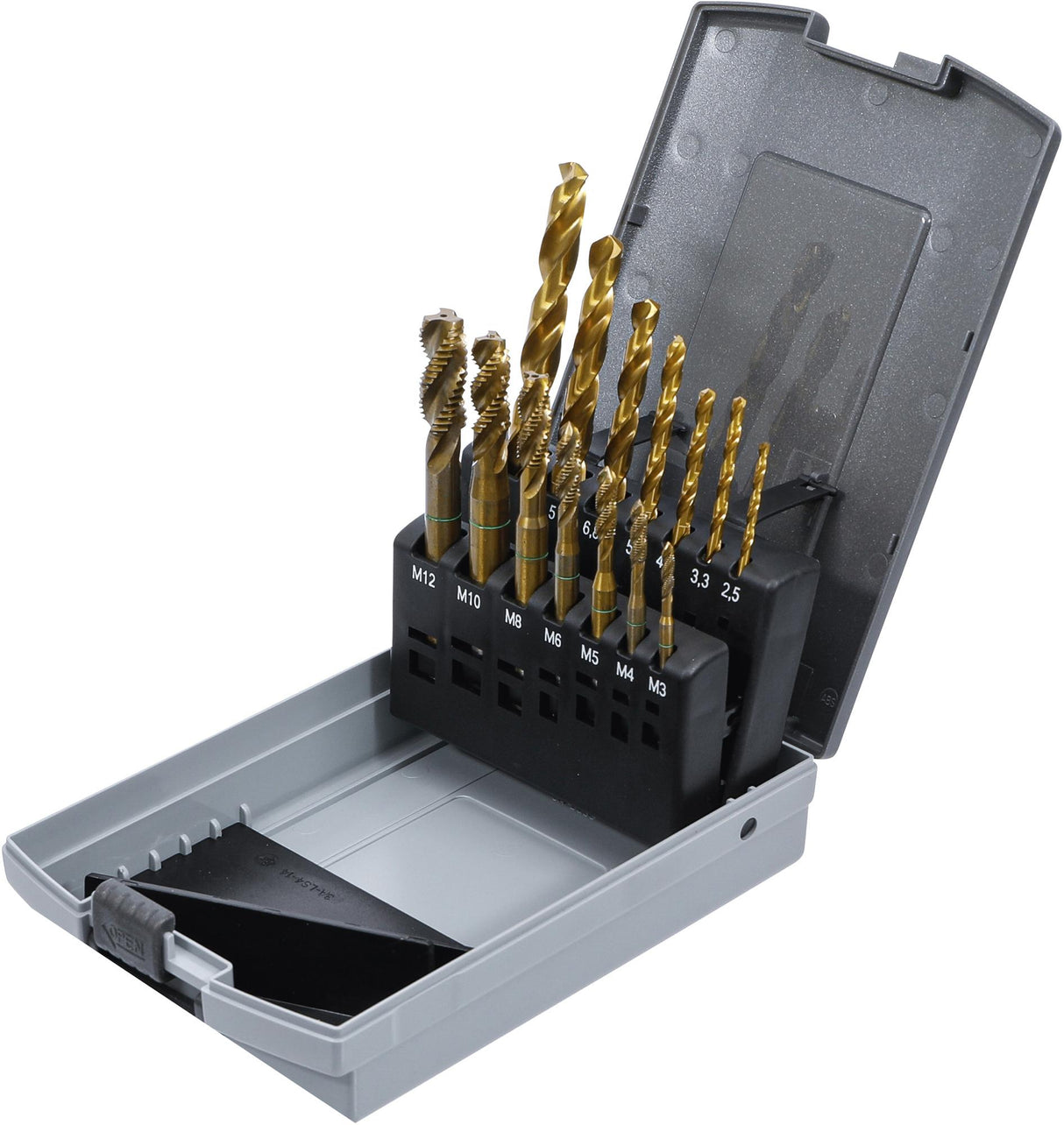 TWIST DRILL / TAP SET | 14 PCS. (9296)