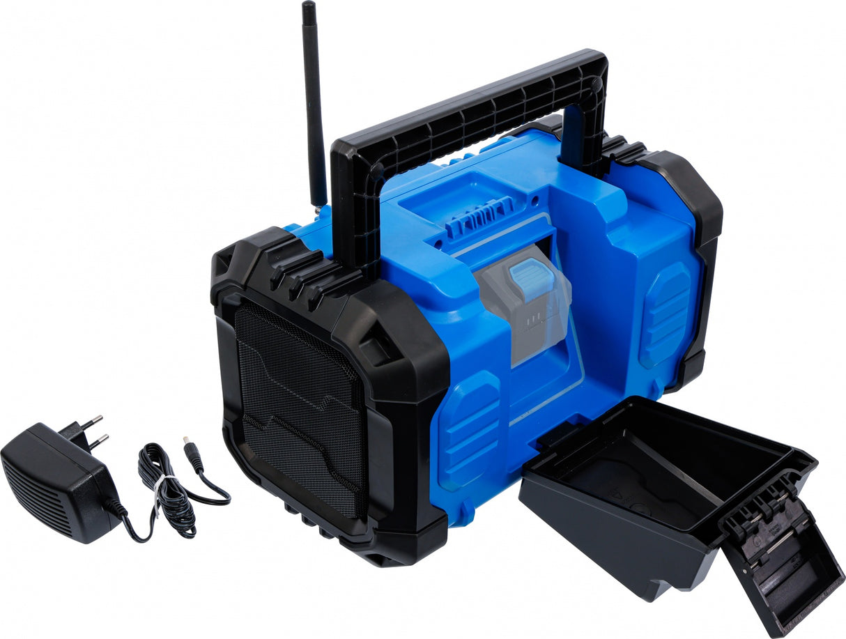 CORDLESS DAB RADIO | HYBRID | 18 V AND 230 V | WITHOUT RECHARGEABLE BATTERY (7387)