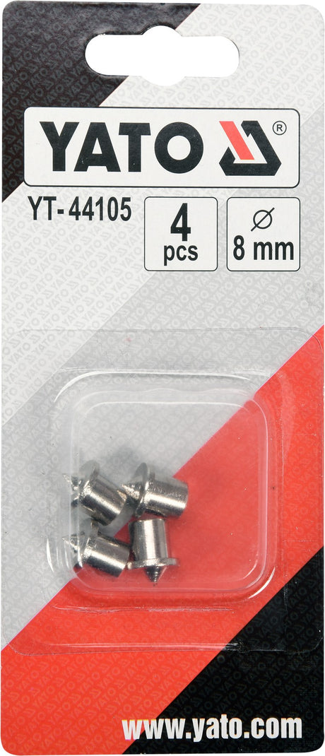DOWELLING CENTRE POINTS 8 MM/ 4PCS (YT-44105)