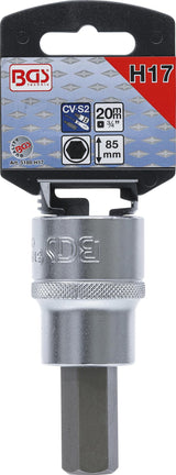 BIT SOCKET | 20 MM (3/4") DRIVE | INTERNAL HEXAGON 17 MM (5189-H17)