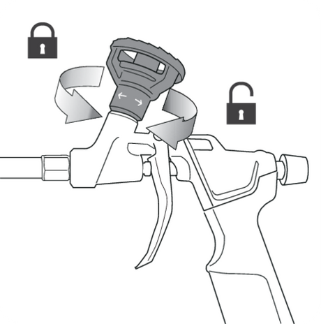 FOAM GUN WITH ADDITIONAL VALVE (YT-67434)