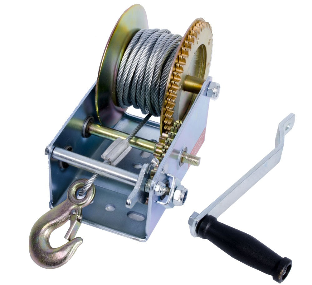 MANUAL PULLING WINCH | TWO-SPEED | 1150 KG / 2500 LBS (ES-2000)