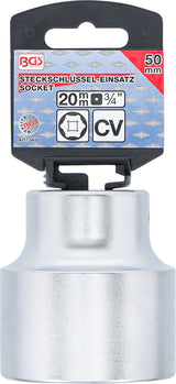 SOCKET, HEXAGON | 20 MM (3/4") DRIVE | 50 MM (3450)