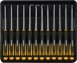 PRECISION SCREWDRIVER AND HOOK SET 12PC (64555)