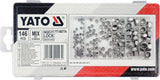 146 PCS SELF LOCKING NUTS ASSORTMENT (YT-06774)