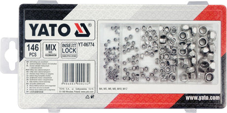146 PCS SELF LOCKING NUTS ASSORTMENT (YT-06774)