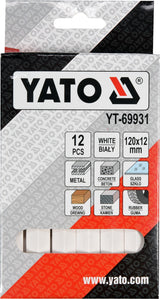 CHALK SET. 12 PCS  COLOUR WHITE (YT-69931)