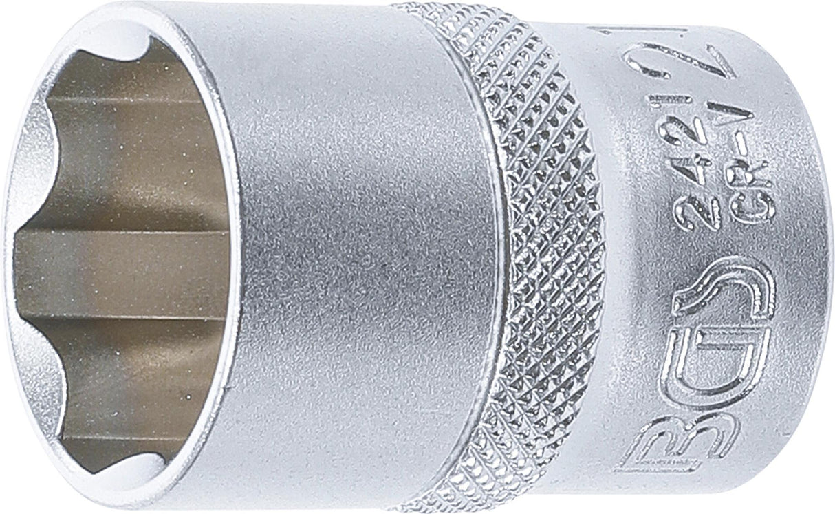 SOCKET, SUPER LOCK | 12.5 MM (1/2") DRIVE | 21 MM (2421)