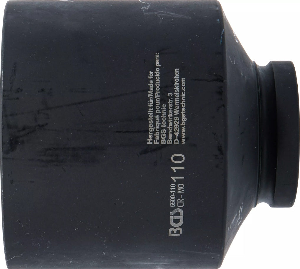 IMPACT SOCKET HEXAGON, DEEP | 25 MM (1") DRIVE | 110 MM (5500-110)